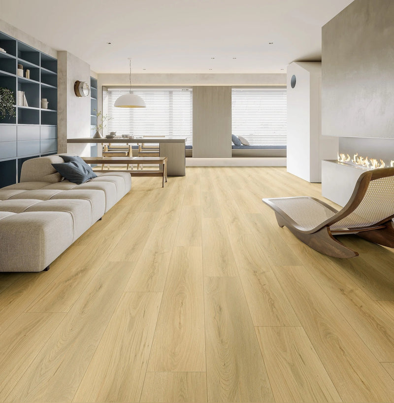 Rhodes Chamonix Dove 9-1/4x60 EIR Bevel Matte AC5 Waterproof Laminate Flooring