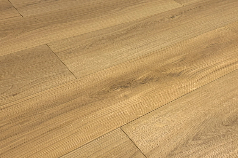 Rhodes Moroccan Tan 9-1/4x60 EIR Bevel Matte AC5 Waterproof Laminate Flooring