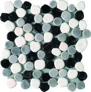 Rio Cinza 10.24x10.24 Glass Mosaic
