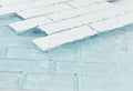 Ripple Blue 11.75x11.75 Square Mosaic Tile