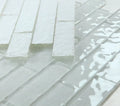 Ripple Clear Grey 11.75x11.75 Glass Mosaic