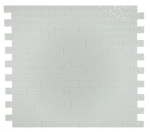 Ripple Clear Grey 11.75x11.75 Glass Mosaic