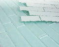 Ripple Turquoise 11.75x11.75 Square Mosaic Tile