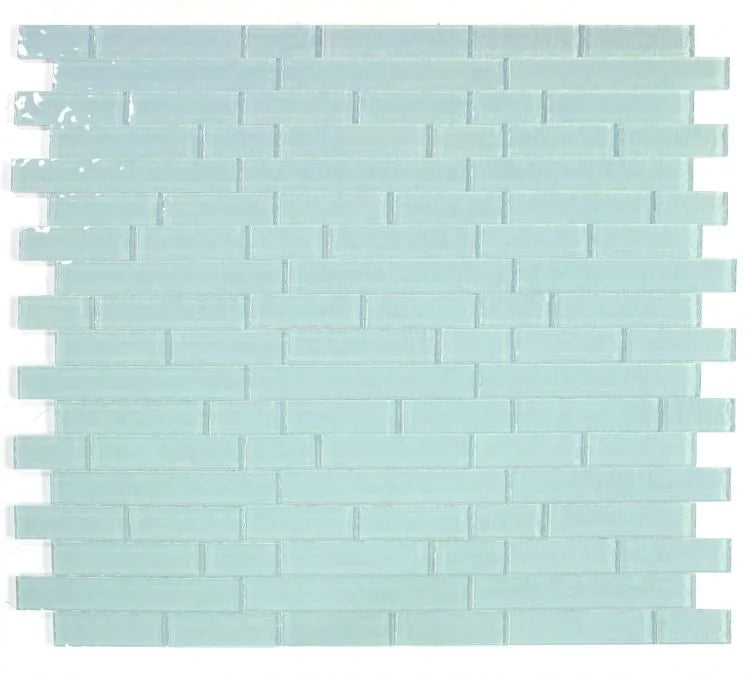 Ripple Turquoise 11.75x11.75 Square Mosaic Tile