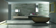 River Grey 12x24 Matte Stone Look Porcelain Tile