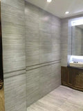 River Silver 12x24 Lappato Stone Look Porcelain Tile
