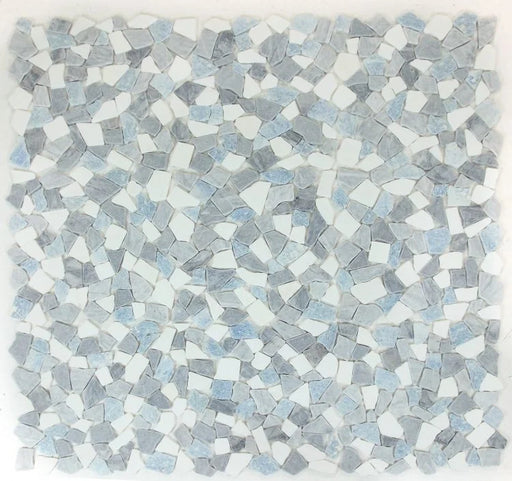 River Stone Blue Ocean Marble/Quartzite Mosaic