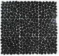 River Stone Marquina Marble Mosaic