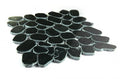 River Stone Marquina Marble Mosaic