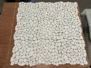 River Stone White Mosaic