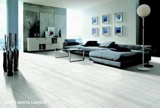 River White 12x24 Lappato Porcelain Tile