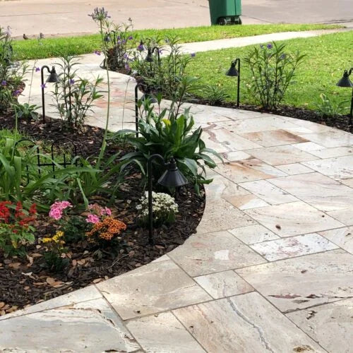 Riviera 16x24 Tumbled Travertine Paver