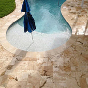 Riviera 16x24 Tumbled Travertine Paver