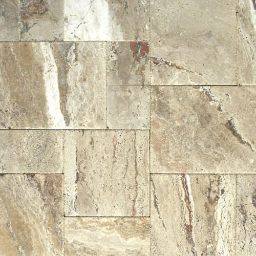 Riviera VP Brushed Chiseled Travertine Tile