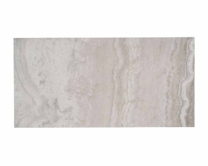 Roccia di Roma Silver 12x24 Porcelain Tile