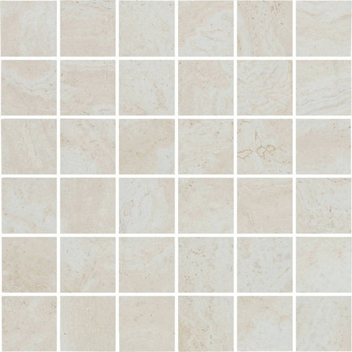 Roccia di Roma Ivory 2x2 (12x12 Sheet) Porcelain Mosaic Tile