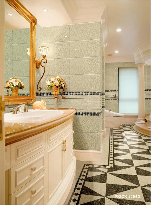 Rock 1004 White 12x24 Porcelain Tile