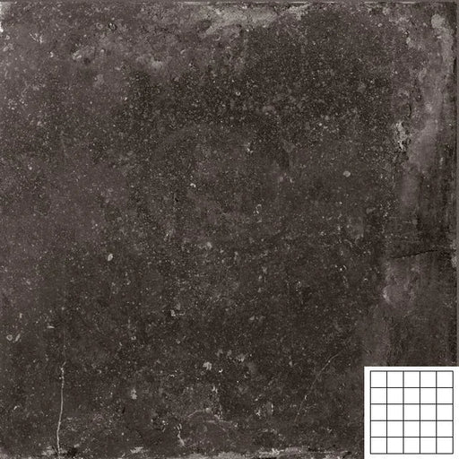 Rock Black 2x2 Matte Porcelain Mosaic Tile
