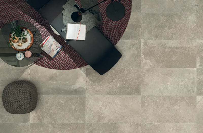 Rock Ivory 3x6 Matte Porcelain Mosaic Tile