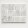 Rockart Carrara 1x1 Square Polished Marble Mosaic close-up