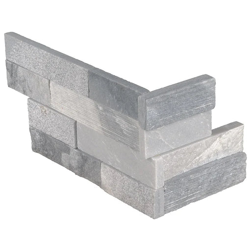 Rockmount Alaska Gray Multi Ledger Corner Multi Finish Quartzite Ledger Stone