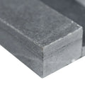 Rockmount Cosmic Black 3D Wave 6x24 Panel Honed Quartzite Ledger Stone