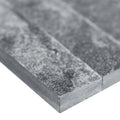 Rockmount Cosmic Black 6x24 Panel Splitface Quartzite Ledger Stone