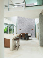 Rockmount Cosmic Gray 6x24 Panel Splitface Quartzite Ledger Stone