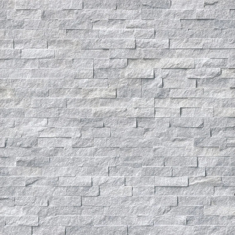 Rockmount Cosmic Gray 6x24 Panel Splitface Quartzite Ledger Stone