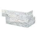 Rockmount Cosmic Gray 6x18 Corner Splitface Quartzite Ledger Stone