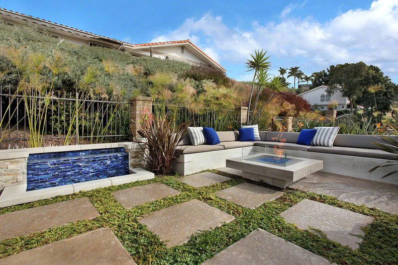 Rockmount Golden Honey 6x24 Panel Splitface Quartzite Ledger Stone