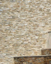 Rockmount Golden Honey 6x24 Panel Splitface Quartzite Ledger Stone