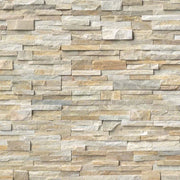 Rockmount Golden Honey 6x24 Panel Splitface Quartzite Ledger Stone