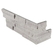 Rockmount Gray Oak 6x18 Corner Splitface Quartzite Ledger Stone