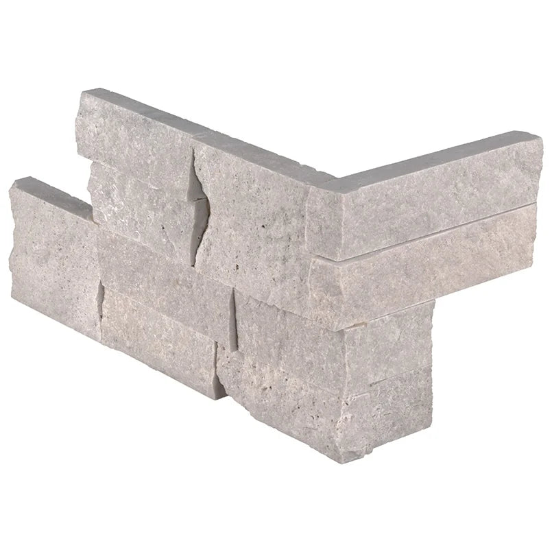 Rockmount Iceland Gray 6x18 Corner Splitface Quartzite Ledger Stone ...