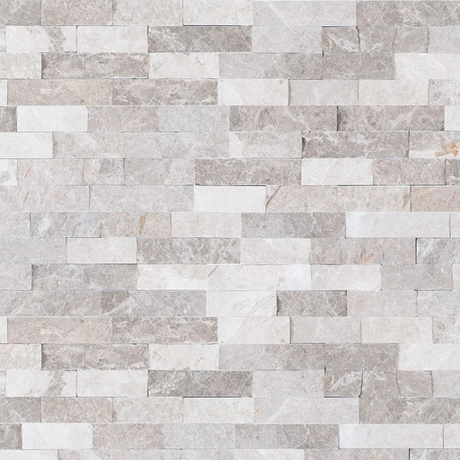 Rockmount Luna Gray 6x18 Corner Splitface Quartzite Ledger Stone