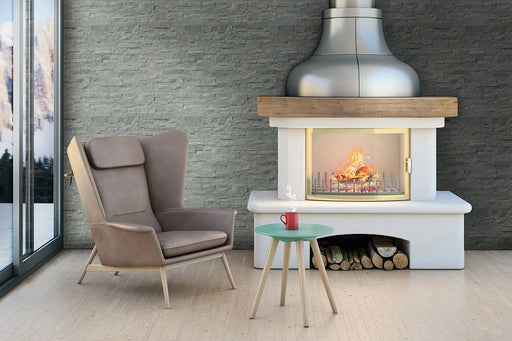 Rockmount Mountain Bluestone 6x24 Splitface Quartzite Ledger Stone