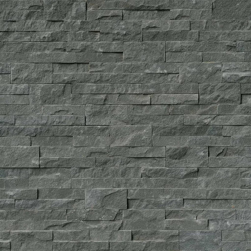 Rockmount Mountain Bluestone 6x18 Corner Splitface Quartzite Ledger Stone