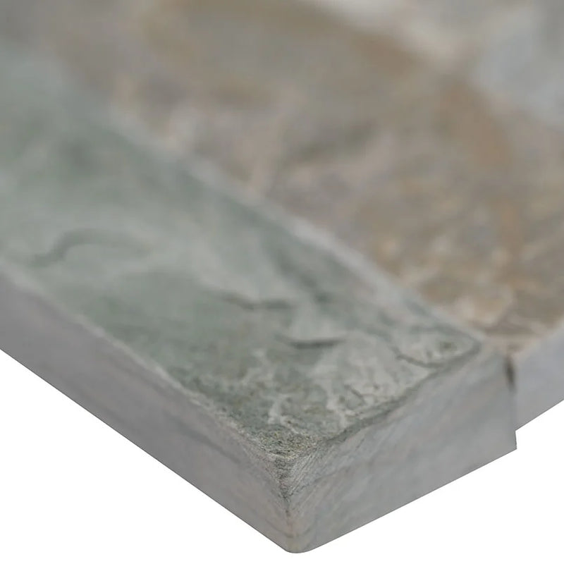 Rockmount Sierra Blue 6x18 Corner Splitface Quartzite Ledger Stone