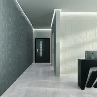 Fancy Grey 3.7x23.6 Rectified Porcelain Baseboard Trim