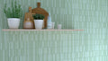 Roku Green 4.5x9 Matte Porcelain Tile