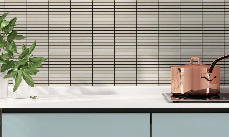 Roku Greige 4.5x9 Matte Ceramic Tile