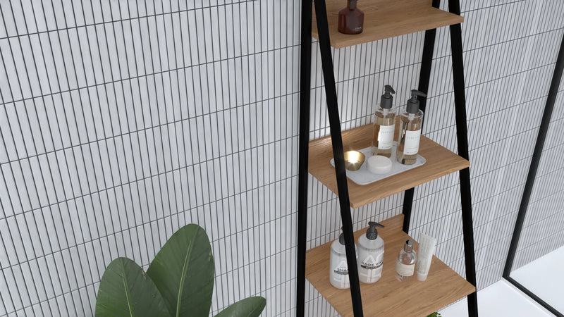 Roku White 4.5x9 Matte Ceramic Tile