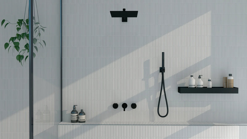 Roku White 4.5x9 Matte Ceramic Tile