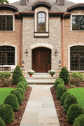 Roman Beige 6x24 Panel Splitface Travertine Ledger Stone