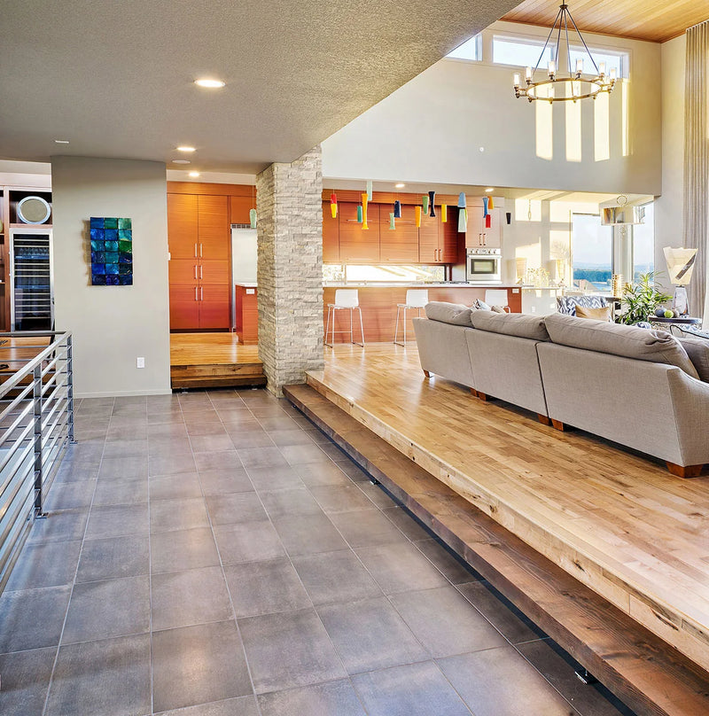 Roman Beige 6x24 Panel Splitface Travertine Ledger Stone