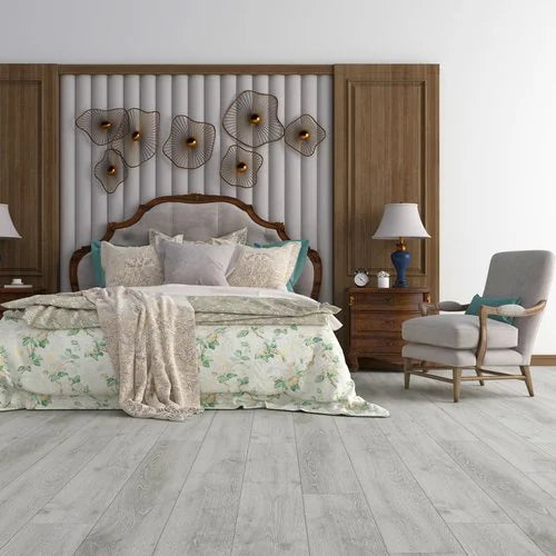 Romulus Abstract Silver 9x60 Embossed Micro-Bevel 20mil WPC Vinyl Flooring