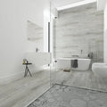 Romulus Abstract Silver 9x60 Embossed Micro-Bevel 20mil WPC Vinyl Flooring