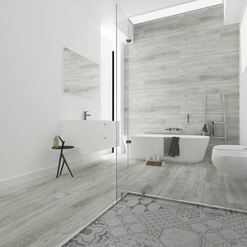 Romulus Abstract Silver 9x60 Embossed Micro-Bevel 20mil WPC Vinyl Flooring