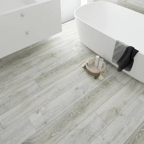 Romulus Abstract Silver 9x60 Embossed Micro-Bevel 20mil WPC Vinyl Flooring